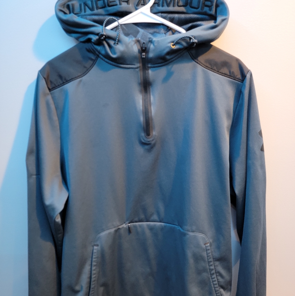 Mens Large Under Armour Zip hoodie